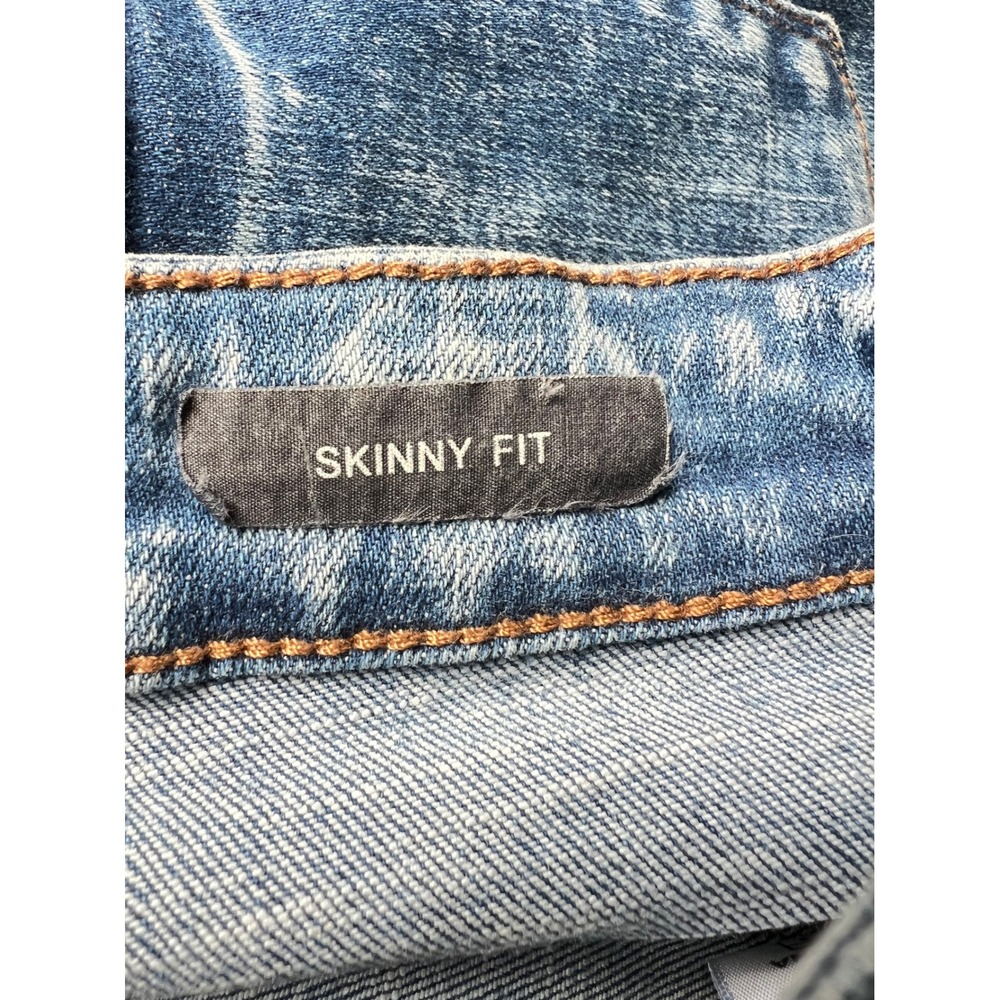 Judy Blue Womens 5/27 Skinny Fit Acid Wash Blue Stretch Jeans JB88158 Retro Boho - Picture 5 of 13